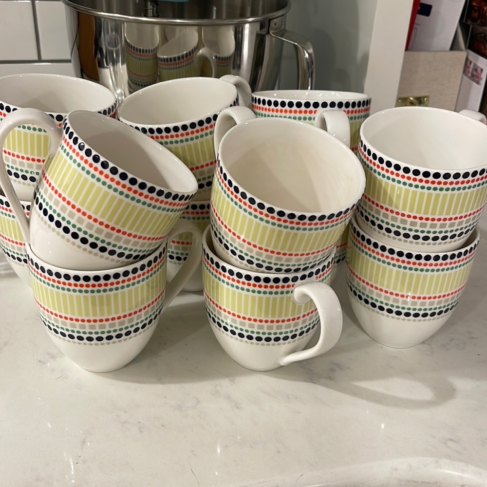 Kate spade hopscotch mugs